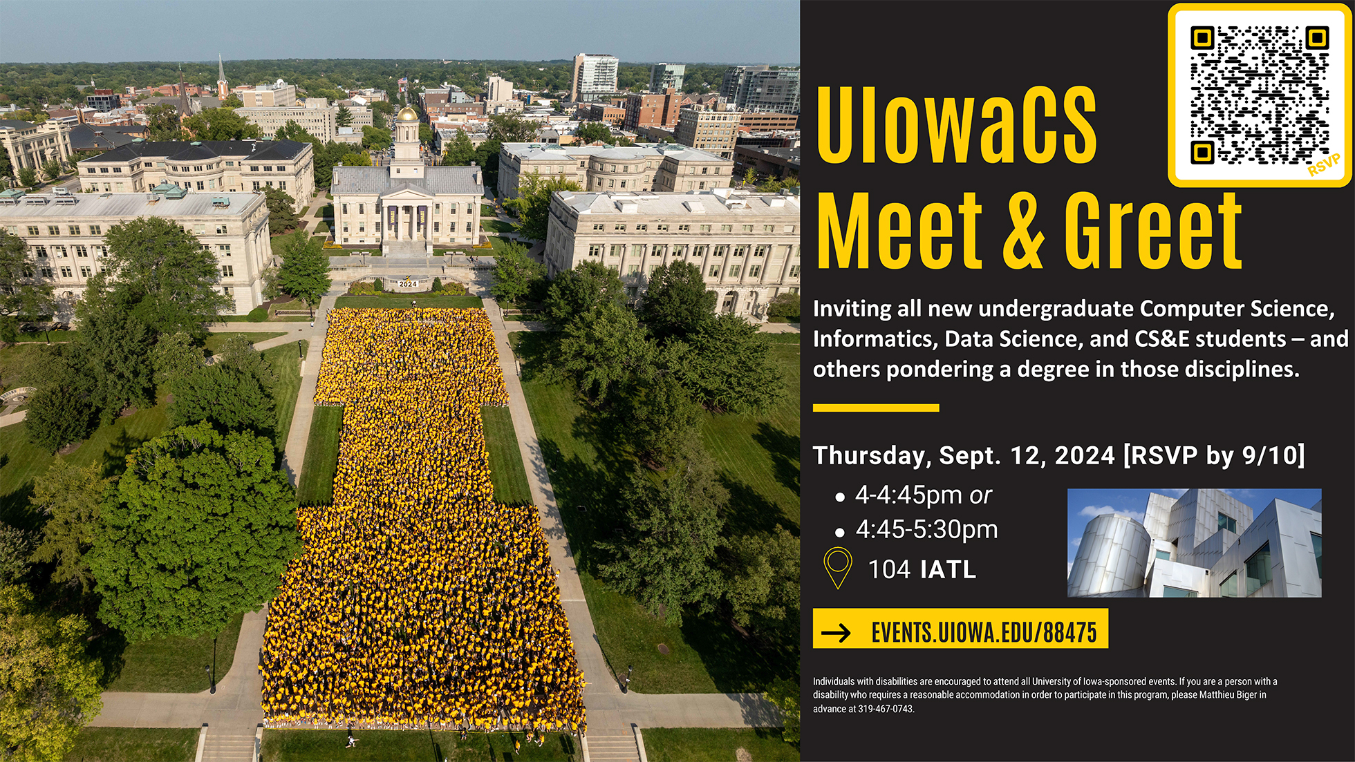 UIowaCS Meet & Greet; https://events.uiowa.edu/88475