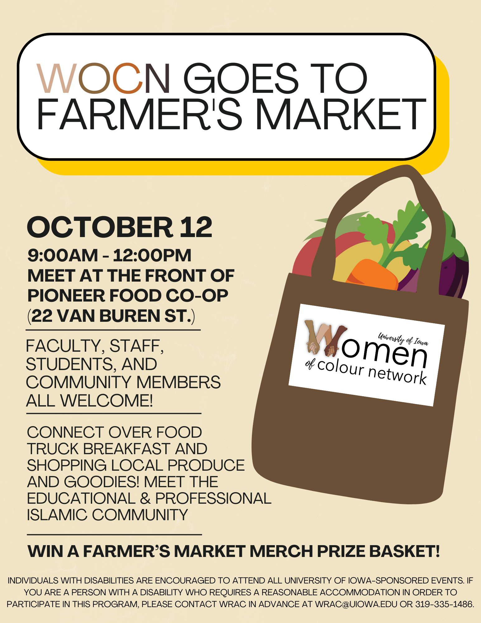 WOCN goes to Farmers Market