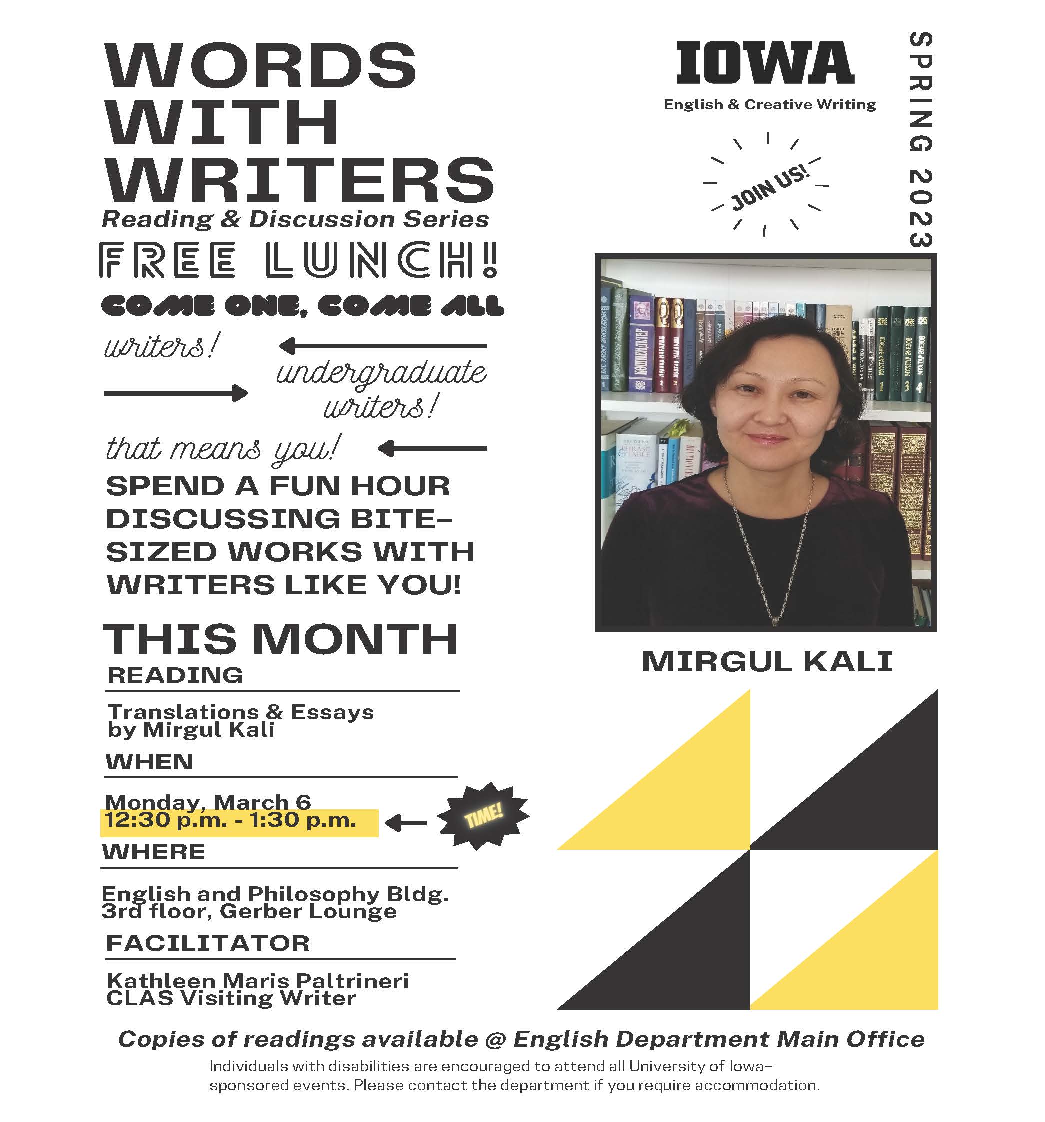Words With Writers: Mirgul Kali