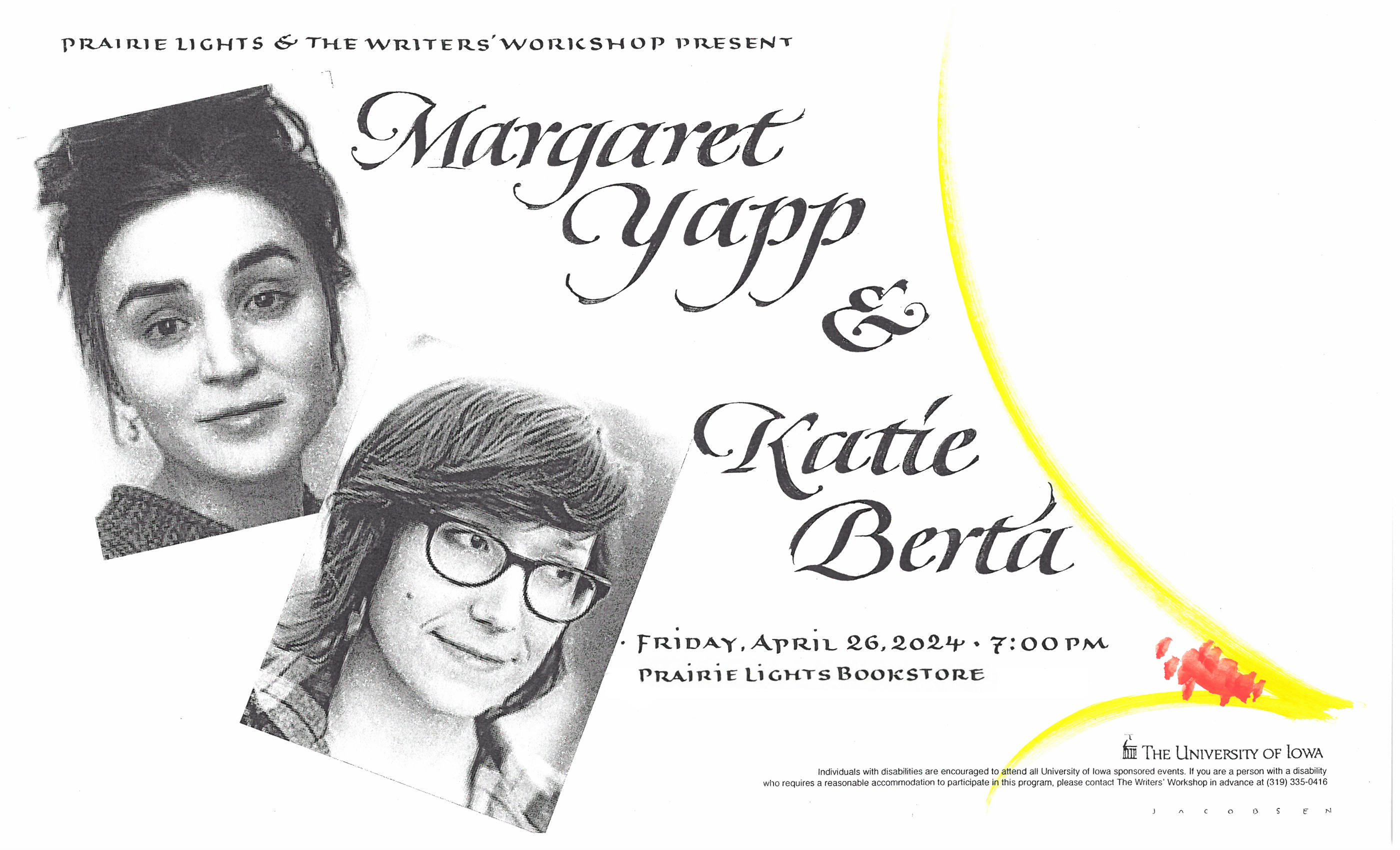 Margaret Yapp and Katie Berta poster